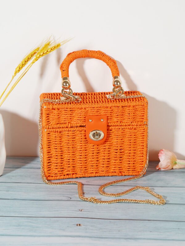 Orange Raffy bag