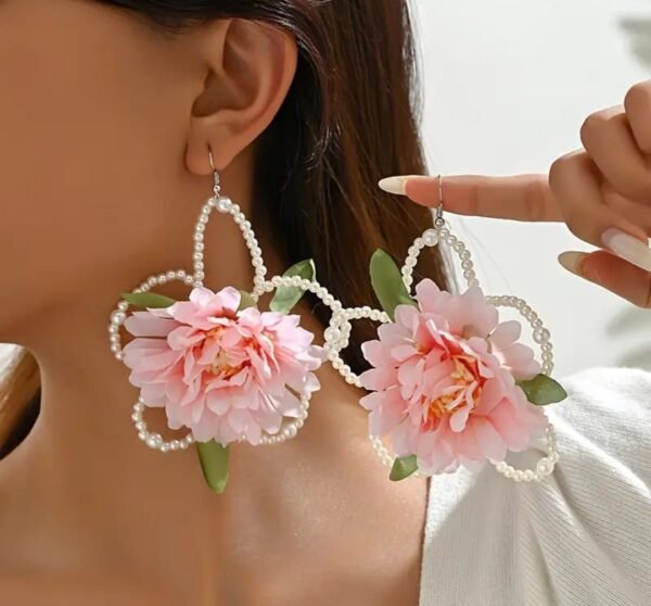 Flower earrings