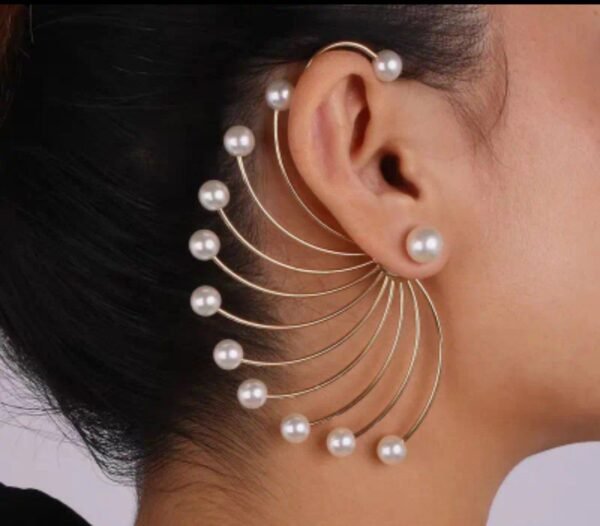 Ear clip earrings