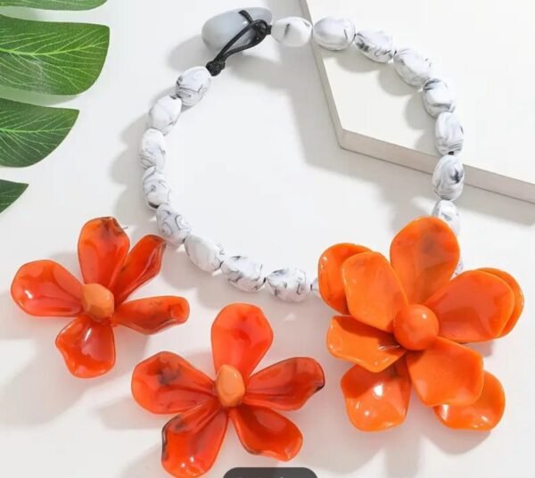 Flower earrings set